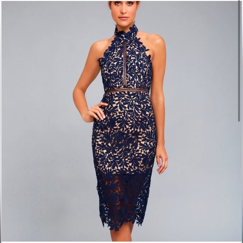Lulus dress blue